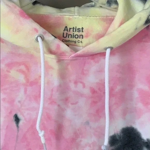 ARTIST Union Tie Dye Hoodie Sweatshirt - Picture 6 of 12